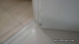 Girlfriend sucks cock while riding dildo doggystyle