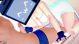 TV woman says, 'My shaved pussy is so tight, remove the towel and fuck me in the hospital.'