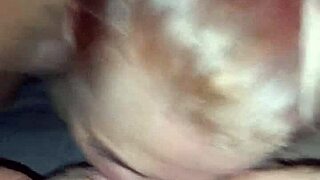 Lil nymph eagerly sucking my big dick in intense oral scene with monster cock