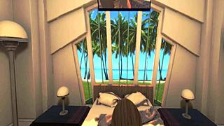 beach blowjob leads to creampie