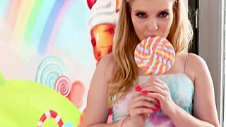 harlow west gives big dick pov blowjob and swallows cum load