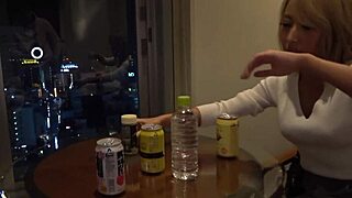 アジア人アマチュアがフェラと顔射潮吹き