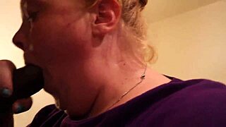 Chubby Redhead Sucking Big Black Cock?