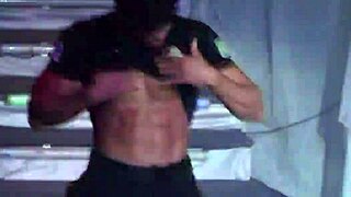 Handsome Brazilian Stripper Rips Clothes In Seductive Striptease Performance