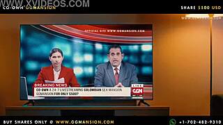 Dildo Fucks Brunette and Blonde Lesbian Toys