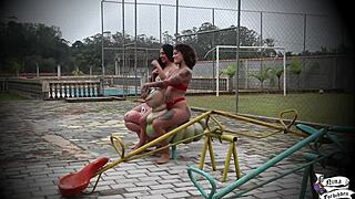 Why did lis xxx have great sex with her friend on the playground?