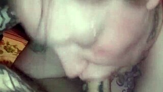 Renee Cheeks Gives Super Sloppy Deepthroat Blowjob