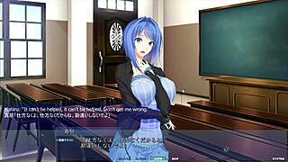 i sneak into mahiru's room for some masked fun with big tits and ass