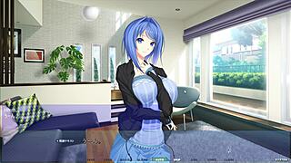 i sneak into mahiru's room for some masked fun with big tits and ass