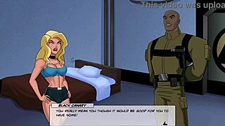 DC Comics doggystyle scene with Rose and monster cock! 😏