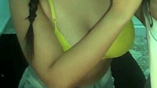 Lovely teen gives a stunning blowjob and gets cummed on