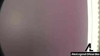 nurse penny pax tenderly attends to alex legends balls in the hospital