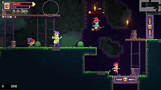 【スカーレット・メイデンの実況プレイ パート2】横スクロのローグライク2階層ボスまで攻略開始！