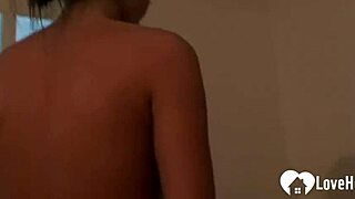 hot brunette teases shaved ass in socks homemade solo