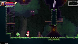 【スカーレット・メイデンの実況プレイ パート2】横スクロのローグライク2階層ボスまで攻略開始！