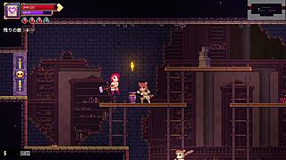 【スカーレット・メイデンの実況プレイ パート2】横スクロのローグライク2階層ボスまで攻略開始！