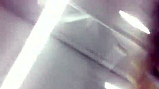 Babe flashes ass in public upshorts video