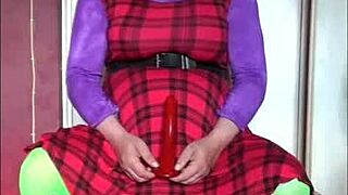 Homemade deepthroat humiliation with toys