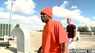 Man reluctant to suck black cock in gay sex