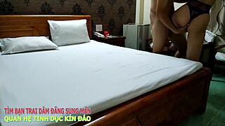 Naughty Vietnamese Wife in Hot Amateur Action with Big Tits and Cumshot in District 7