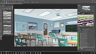 Picarto stream with darkcookie on summertime saga