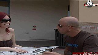 i picked up a redhead slut on the street