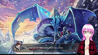 lin la dragona de hielo mirror 05 in 3d cartoon anime