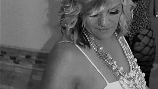 Do You Want To See This Hot Blonde Sucking Dick In A Swingers Foursome?