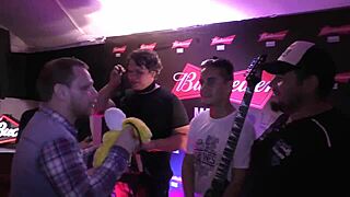 Ninguno Mariposa Suicida rips clothes in gay scene 😏