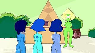 peridot leads orgy in botany class parody
