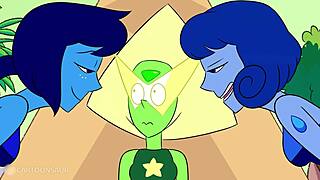 peridot leads orgy in botany class parody