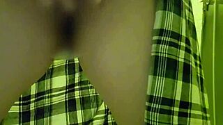 excited married woman masturbates outdoors in selfie