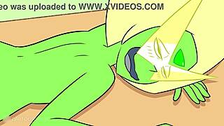 peridot leads orgy in botany class parody