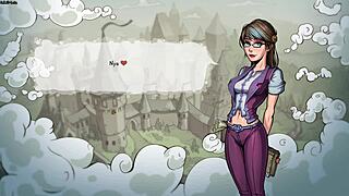 She’s jerking me off in Innocent Witches gameplay!