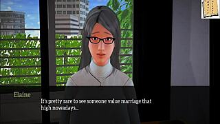 Is she riding the big cock cowgirl in My New Family 236?