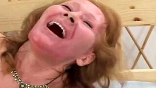 Super Granny Enjoys Deep Hardcore Loving in Erotic Session with Mature Partner.