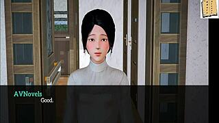 Is she riding the big cock cowgirl in My New Family 236?