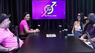 Teen in sheer red lingerie starts wild on xvideos!