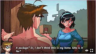 Hentai Heroes Begin in Bunny's House with Oral