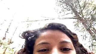 Alana Intensely Rubs Her Small Tits