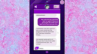 Magical mischief involving a wizard's member in hentai