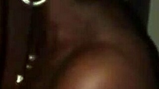 Ebony chick’s sloppy blowjob to boyfriend drives me wild.