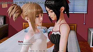 Harem Hotel 36 features detailed scenes in a luxurious hotel setting with various games.