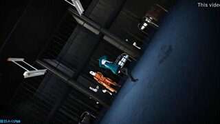 Sagiri Izumi says, 'Dance with me in this monster toon raspberry scene'