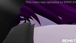 Giantess Succubus Dominates in 3D Bedroom Encounter