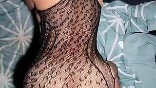 The brunette I hired has a beautiful ass