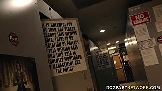 rachael madori takes bbc anal at gloryhole public outdoor