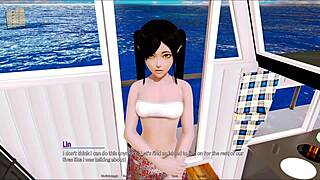 exploring the harem hotel in this anime game episode 154 😄