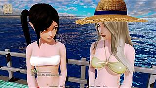 exploring the harem hotel in this anime game episode 154 😄