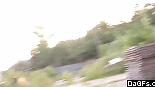 dagfs couple teases in bikini and skirt